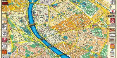 Zemljevid budimpešti mestni park