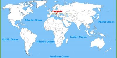 Svetovni zemljevid madžarske budimpešta