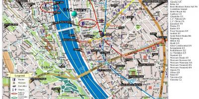 Zemljevid hilton budimpešti