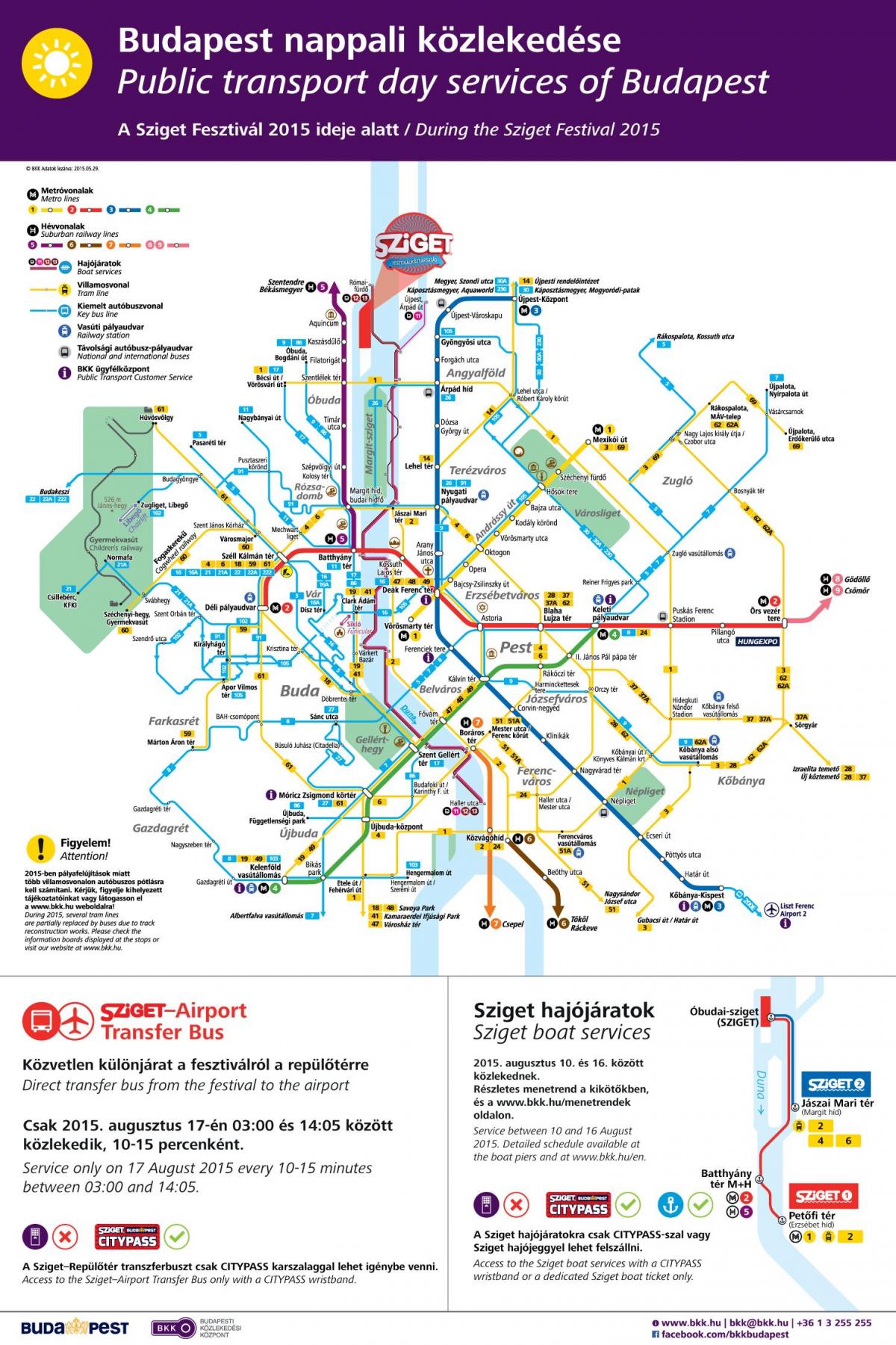 budimpešta streetcar zemljevid