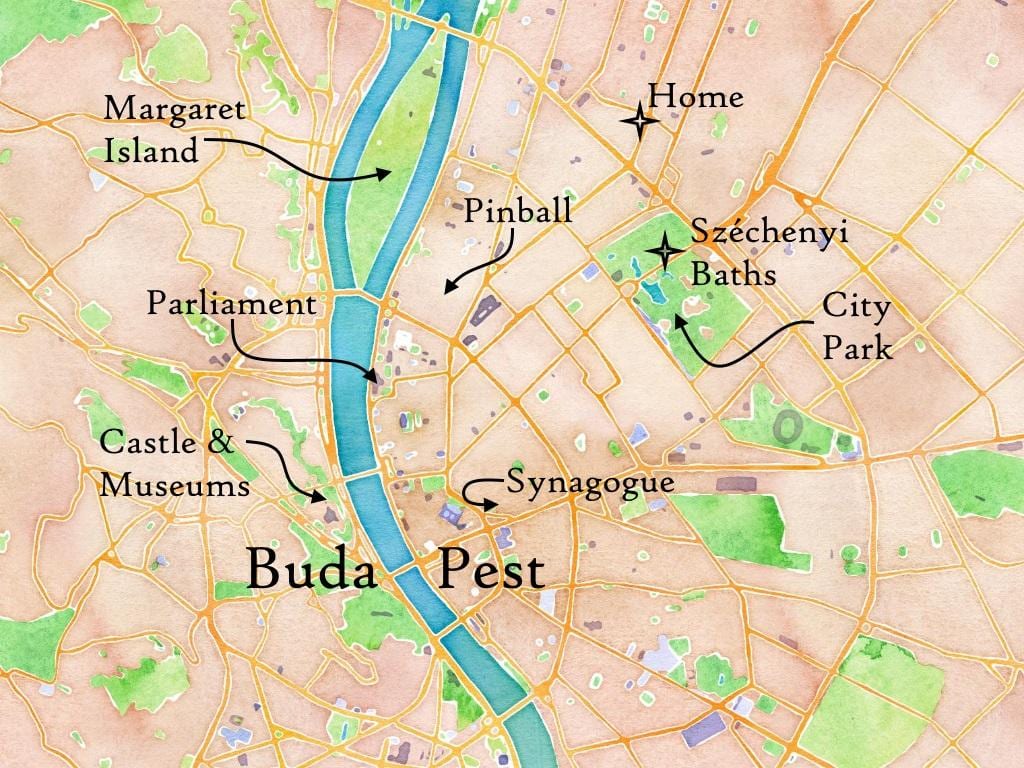 buda ali škodljivcev zemljevid