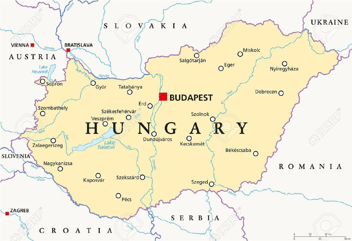 budimpešta lokacije na zemljevidu sveta