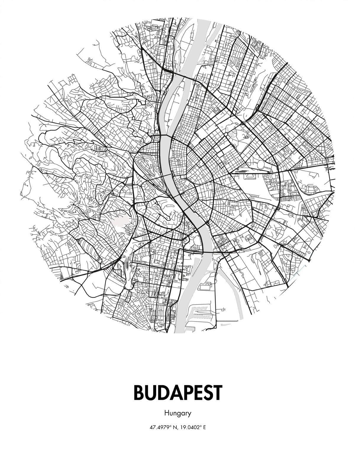zemljevid budimpešti street art