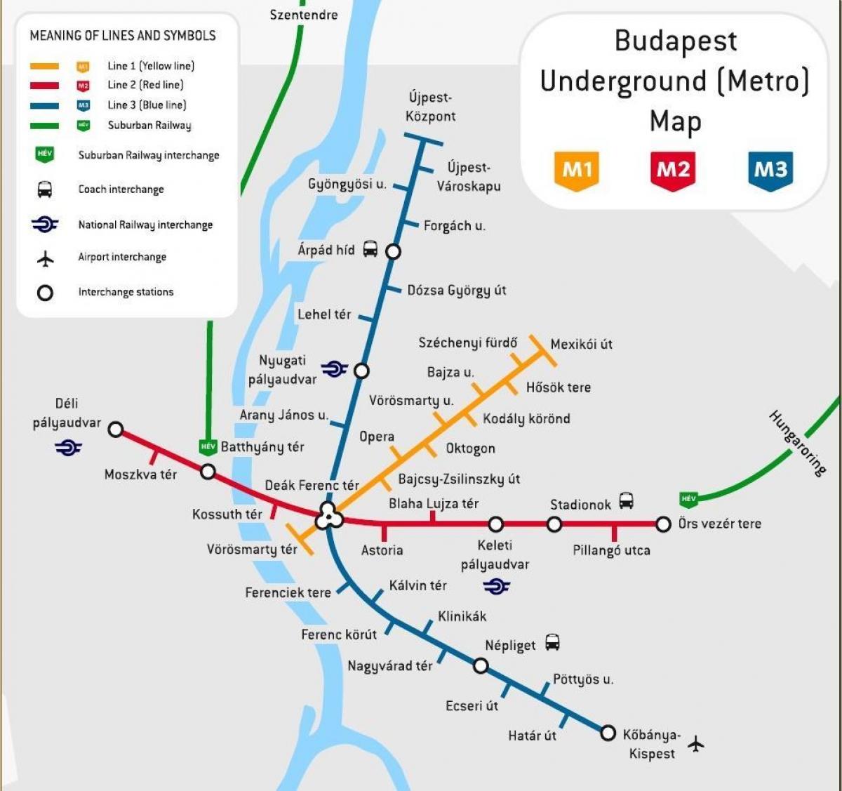 budimpešta avtobusne postaje zemljevid