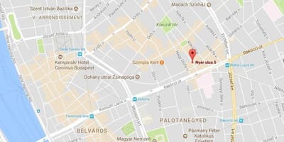 Zemljevid budimpešti red light district